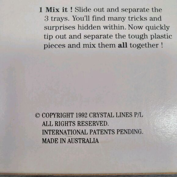 Vintage 1992 3D City Skyline Jigsaw Puzzle Size Gray White NEW in Box - Picture 7 of 8